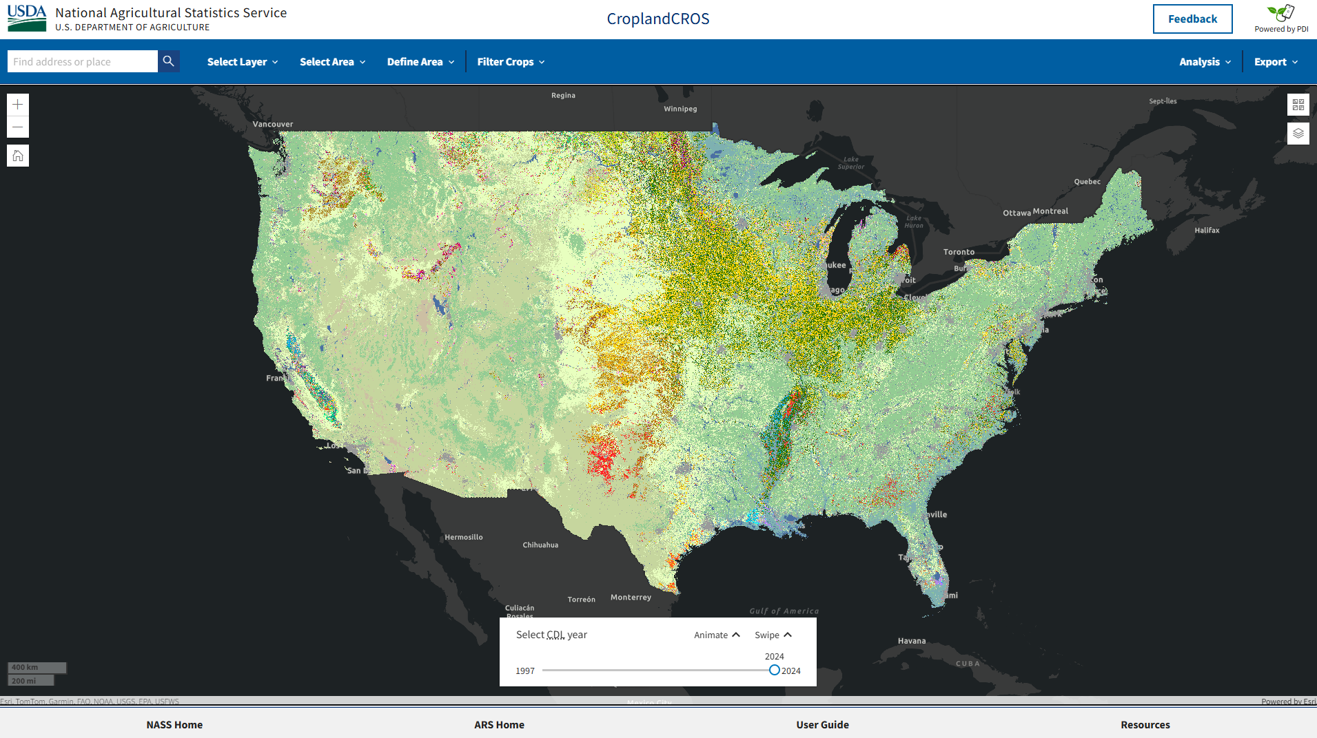 Mohammadreza Narimani USDA Cropland Data Layer California all crops 2024 agricultural mapping Google Earth Engine UC Davis Digital Agriculture Laboratory