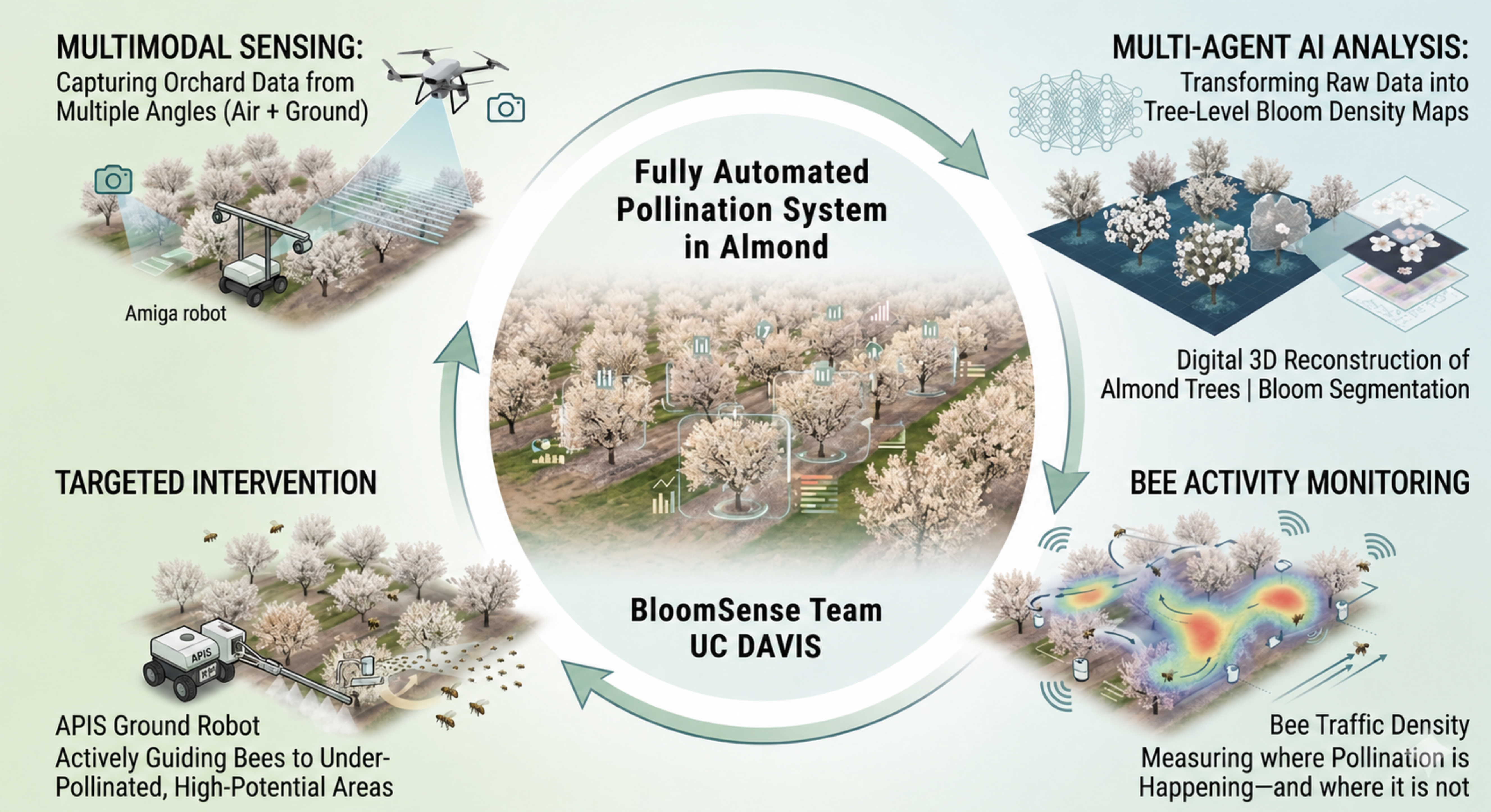 Project BloomSense Workflow and Amiga Robot Architecture